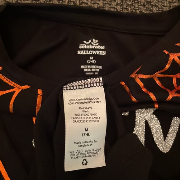 Girl’s Halloween Pajamas Set Size 7/8. - Picture 3 of 5